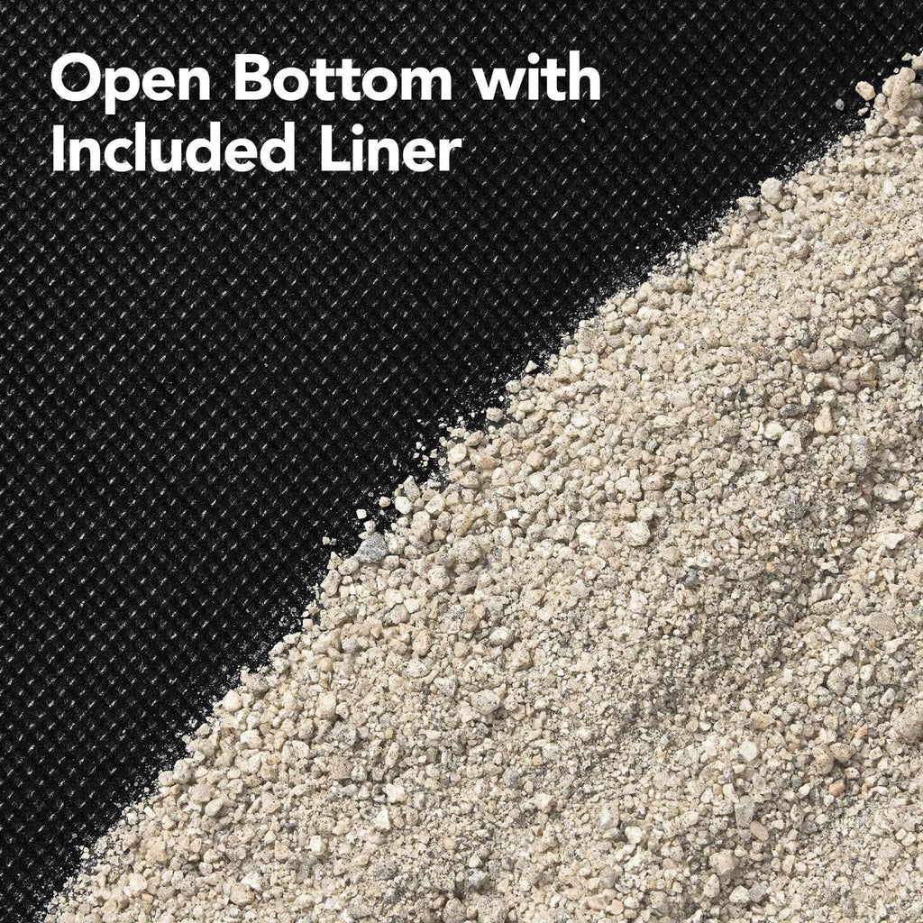 Heritage Hemlock Outdoor Sandbox – 78" Square with Benches + Protective Cover