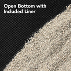 Heritage Hemlock Outdoor Sandbox – 78" Square with Benches + Protective Cover