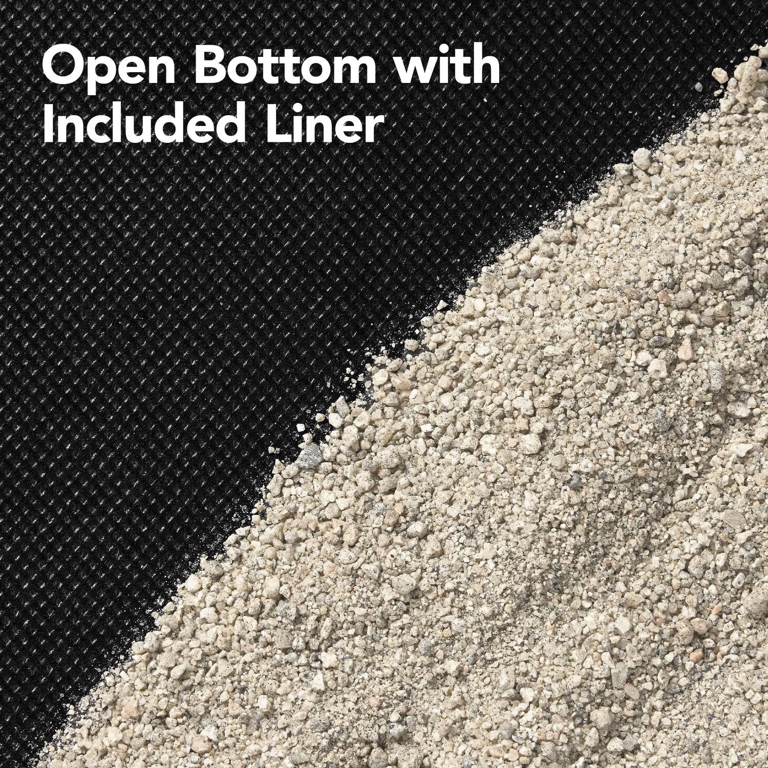 Heritage Hemlock Outdoor Sandbox – 78" Square with Benches + Protective Cover