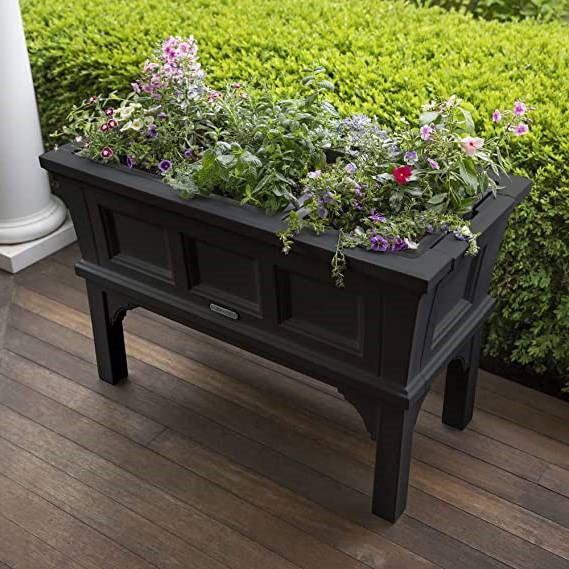 Onyx Harvest Elevated Planter Box – Indoor/Outdoor Raised Garden Bed with Removable Trays (39") (Copy)